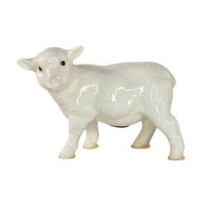 Hagen Renaker Ewe Mama Sheep White Miniature Figurine Ceramic Farm Animal